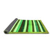 Sideview of Abstract Green Modern Rug, abs1547grn