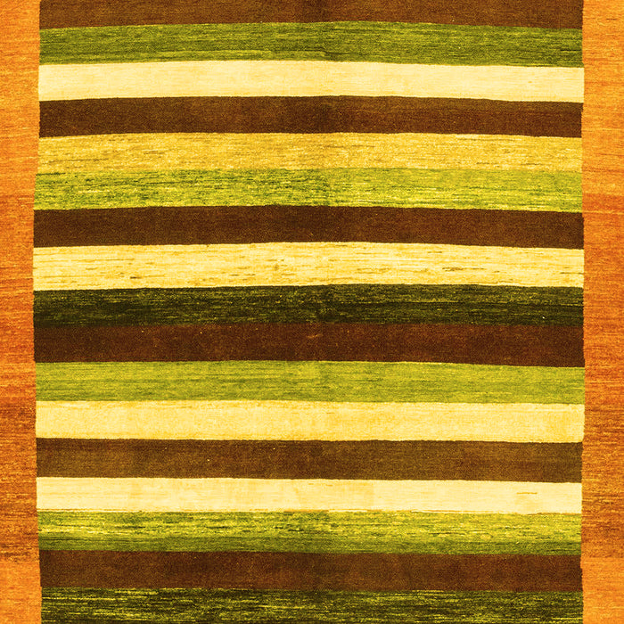 Abstract Yellow Modern Rug, abs1547yw