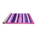 Sideview of Machine Washable Abstract Purple Modern Area Rugs, wshabs1547pur