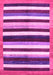 Machine Washable Abstract Pink Modern Rug, wshabs1547pnk