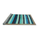 Sideview of Machine Washable Abstract Light Blue Modern Rug, wshabs1547lblu