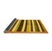 Sideview of Abstract Yellow Modern Rug, abs1547yw