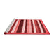 Modern Red Washable Rugs