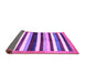 Sideview of Abstract Purple Modern Rug, abs1547pur