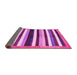 Sideview of Abstract Pink Modern Rug, abs1547pnk