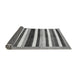 Sideview of Abstract Gray Modern Rug, abs1547gry