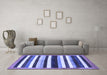 Machine Washable Abstract Blue Modern Rug in a Living Room, wshabs1547blu