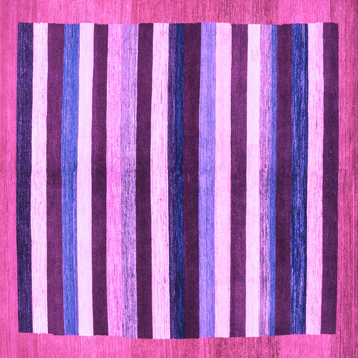 Square Abstract Purple Modern Rug, abs1547pur