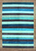 Machine Washable Abstract Light Blue Modern Rug, wshabs1547lblu