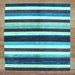 Square Abstract Light Blue Modern Rug, abs1547lblu