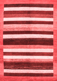 Abstract Red Modern Rug, abs1547red