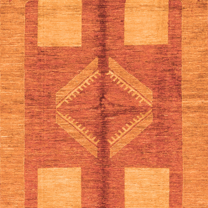 Abstract Orange Modern Rug, abs1548org