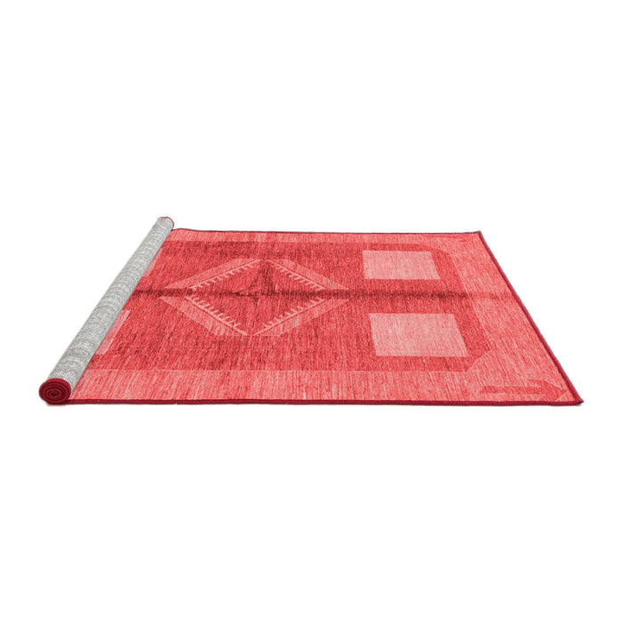 Modern Red Washable Rugs