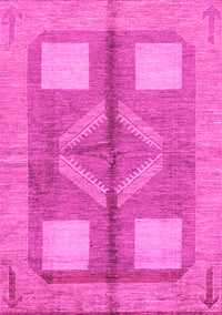 Abstract Pink Modern Rug, abs1548pnk