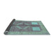 Sideview of Abstract Light Blue Modern Rug, abs1548lblu