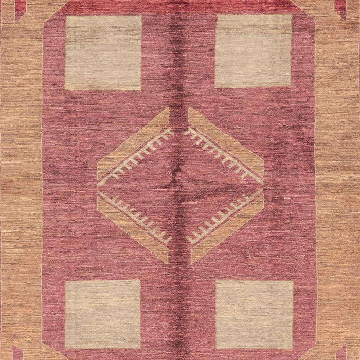 Machine Washable Abstract Brown Sand Brown Rug, wshabs1548