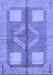 Abstract Blue Modern Rug, abs1548blu