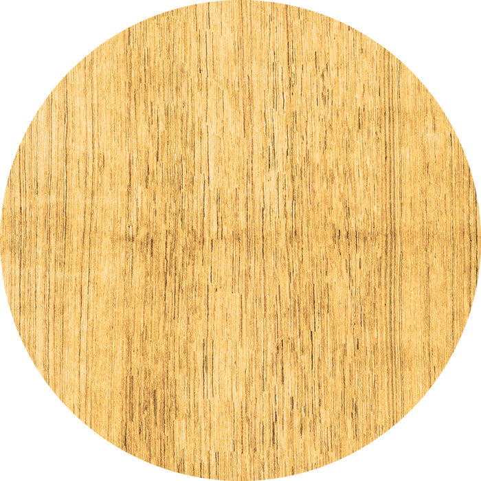 Round Solid Brown Modern Rug, abs1549brn