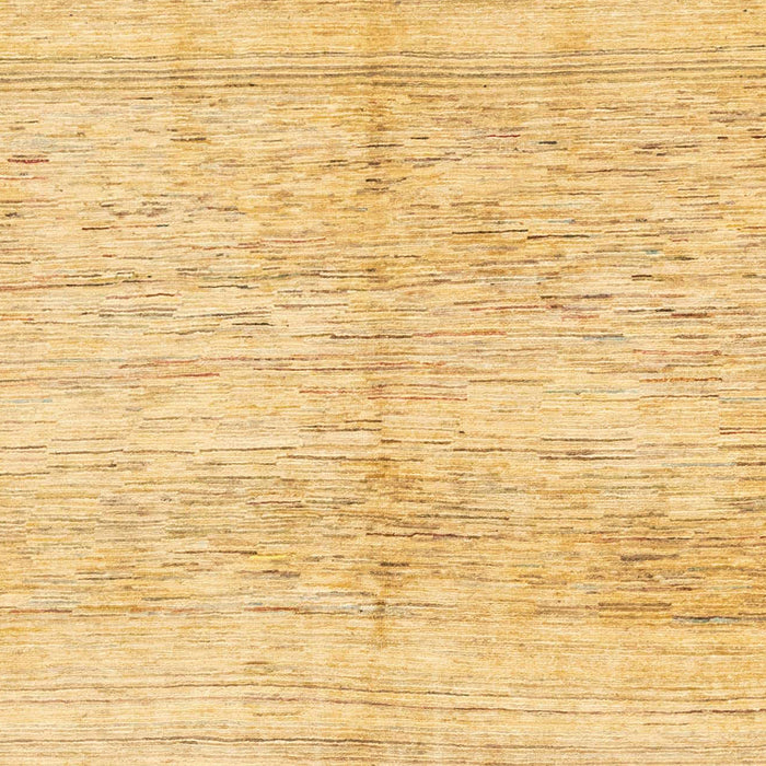 Abstract Chrome Gold Yellow Solid Rug, abs1549