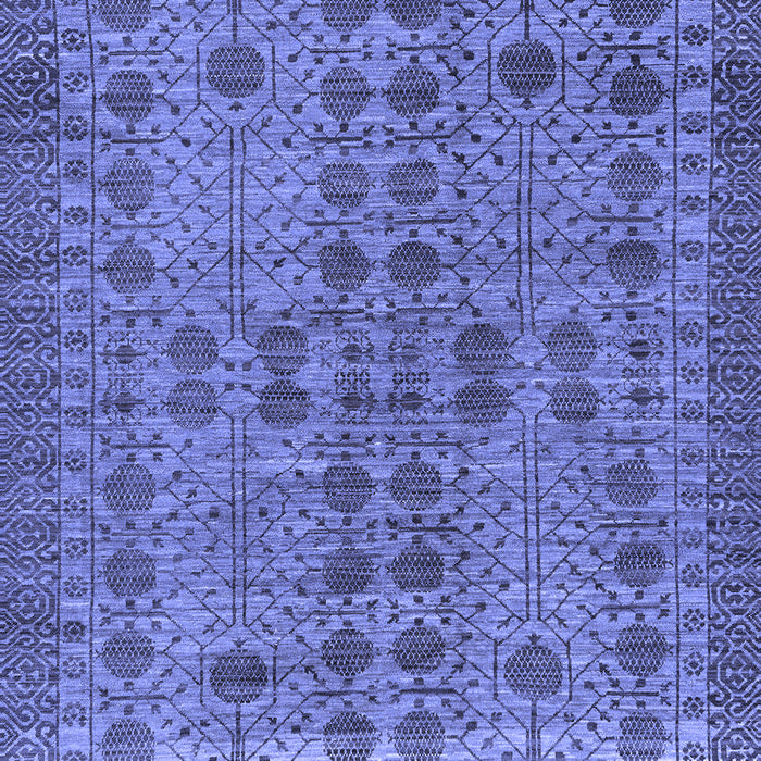 Machine Washable Abstract Blue Modern Rug, wshabs154blu