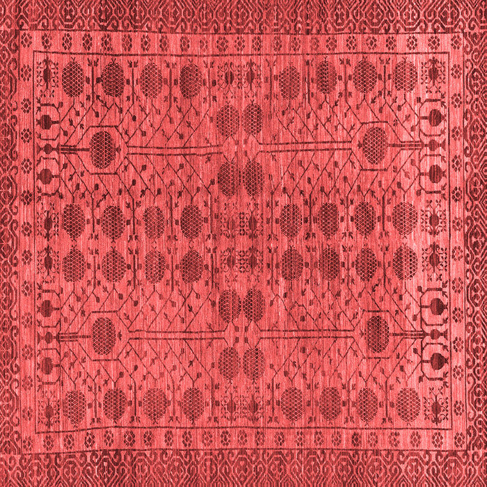 Abstract Red Modern Rug, abs154red