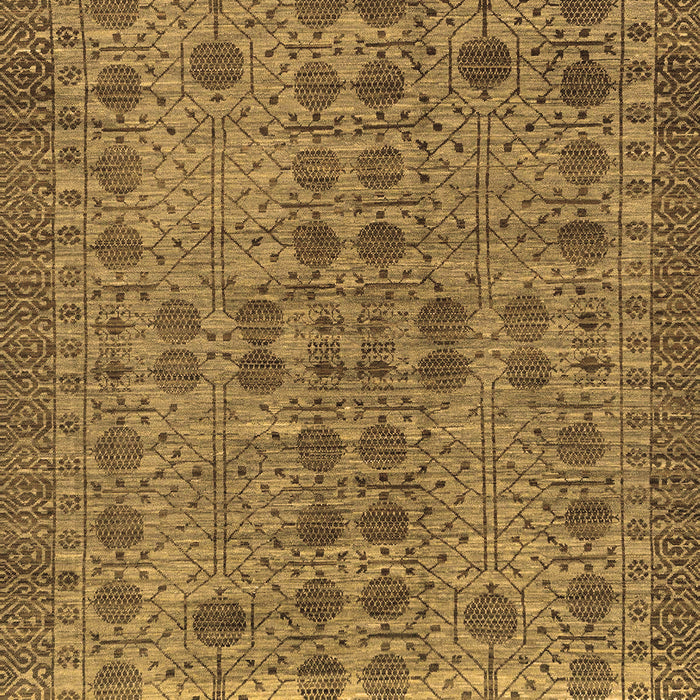 Abstract Brown Modern Rug, abs154brn