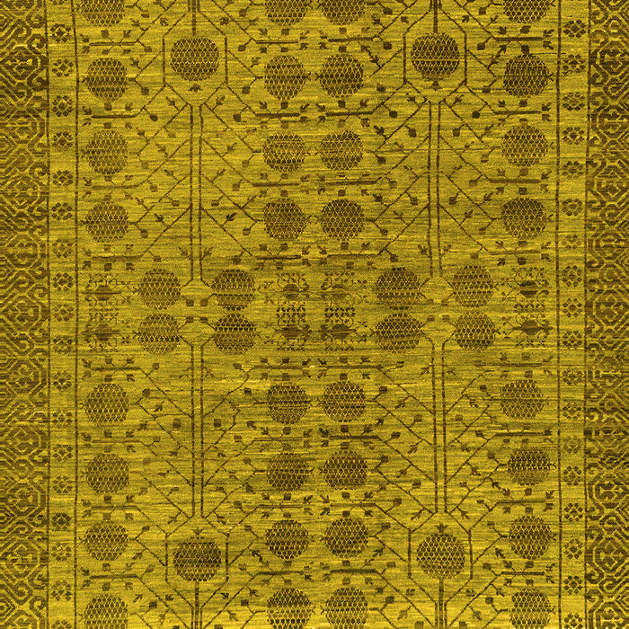 Machine Washable Abstract Yellow Modern Rug, wshabs154yw