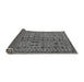 Sideview of Abstract Gray Modern Rug, abs154gry