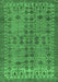 Abstract Emerald Green Modern Rug, abs154emgrn