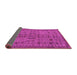 Sideview of Abstract Pink Modern Rug, abs154pnk