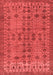 Abstract Red Modern Area Rugs