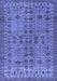 Abstract Blue Modern Rug, abs154blu