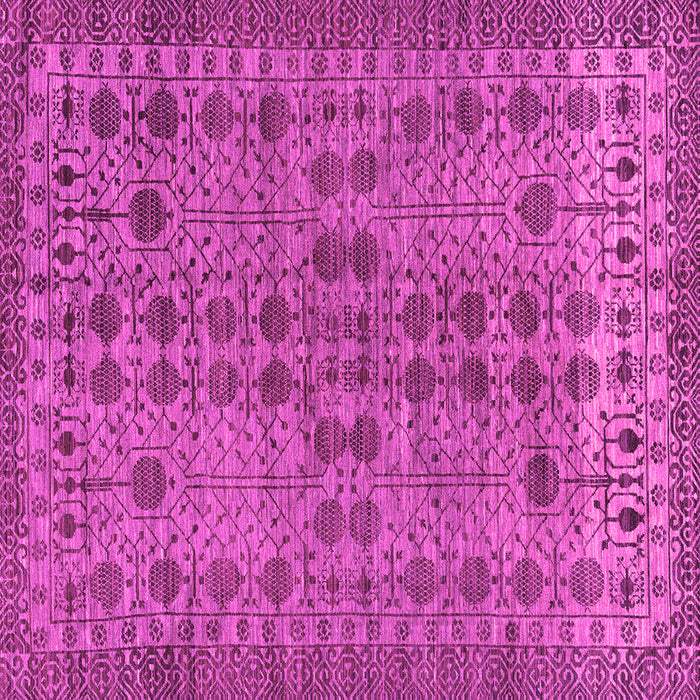 Square Machine Washable Abstract Pink Modern Rug, wshabs154pnk