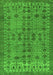 Abstract Green Modern Rug, abs154grn