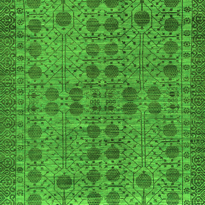 Abstract Green Modern Rug, abs154grn