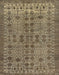 Abstract Reddish Brown Modern Rug, abs154