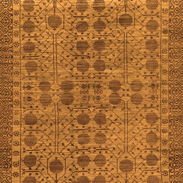 Abstract Orange Modern Rug, abs154org