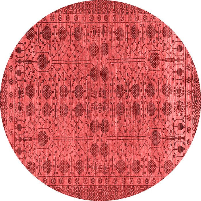 Abstract Red Modern Rug, abs154red