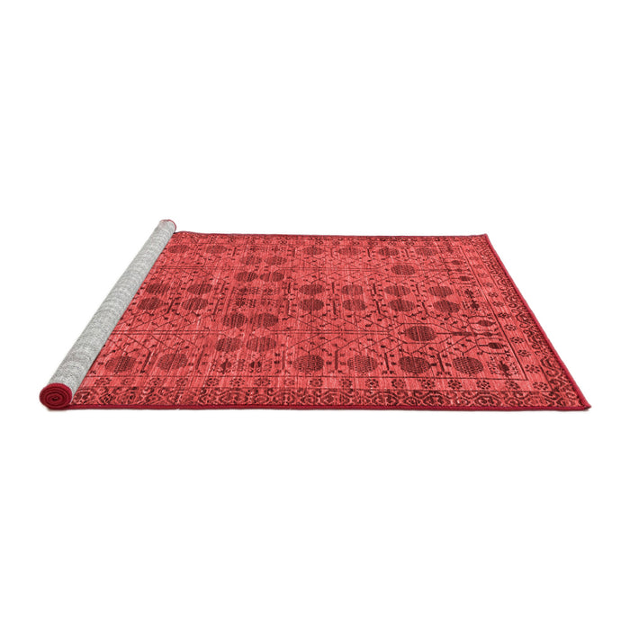 Modern Red Washable Rugs