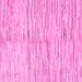 Square Machine Washable Solid Pink Modern Rug, wshabs1550pnk