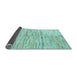 Sideview of Solid Light Blue Modern Rug, abs1550lblu