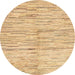 Round Abstract Gold Solid Rug, abs1550