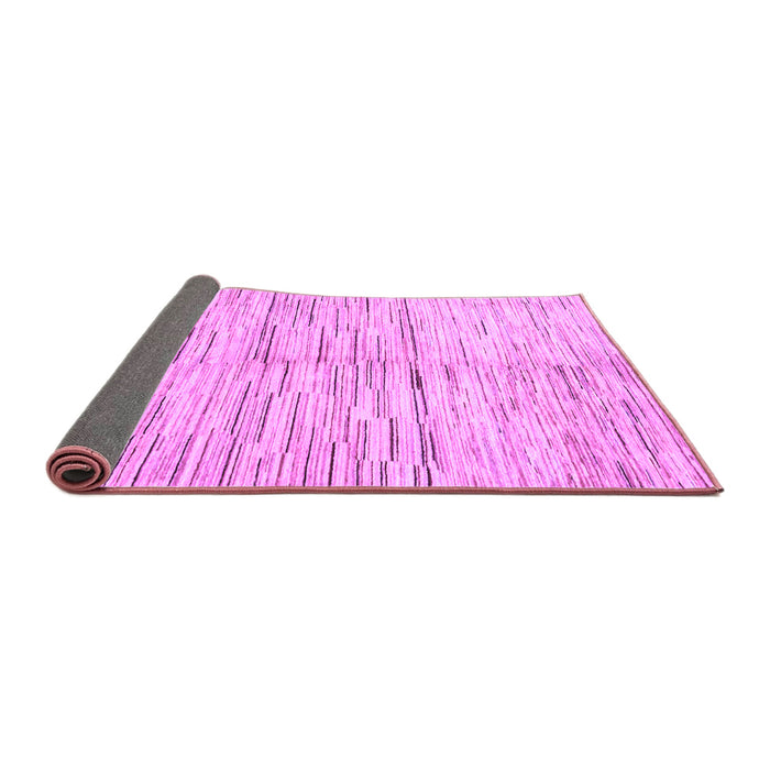 Sideview of Solid Purple Modern Rug, abs1550pur