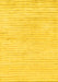 Solid Yellow Modern Rug, abs1551yw