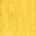 Square Solid Yellow Modern Rug, abs1551yw