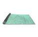 Sideview of Solid Light Blue Modern Rug, abs1551lblu