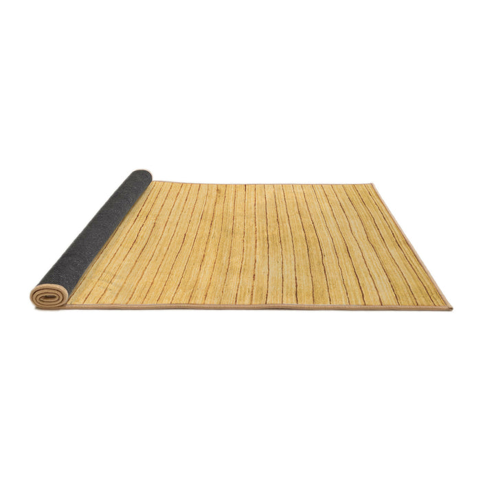 Sideview of Solid Brown Modern Rug, abs1551brn