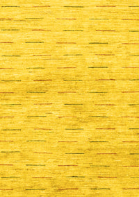 Solid Yellow Modern Rug, abs1552yw