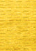 Solid Yellow Modern Rug, abs1552yw