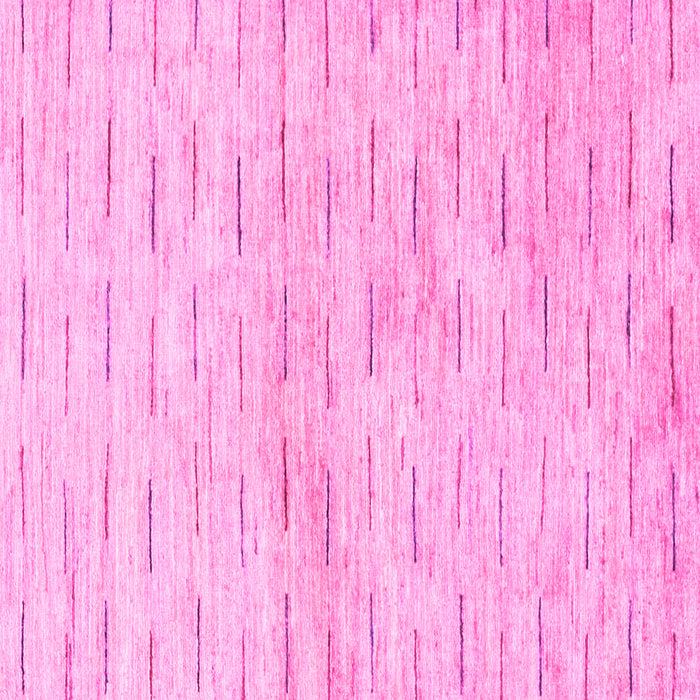 Square Machine Washable Solid Pink Modern Rug, wshabs1552pnk